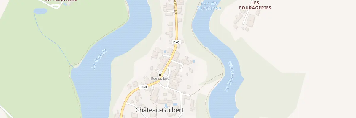 Plan du 10 Rue du jarc à Château-Guibert