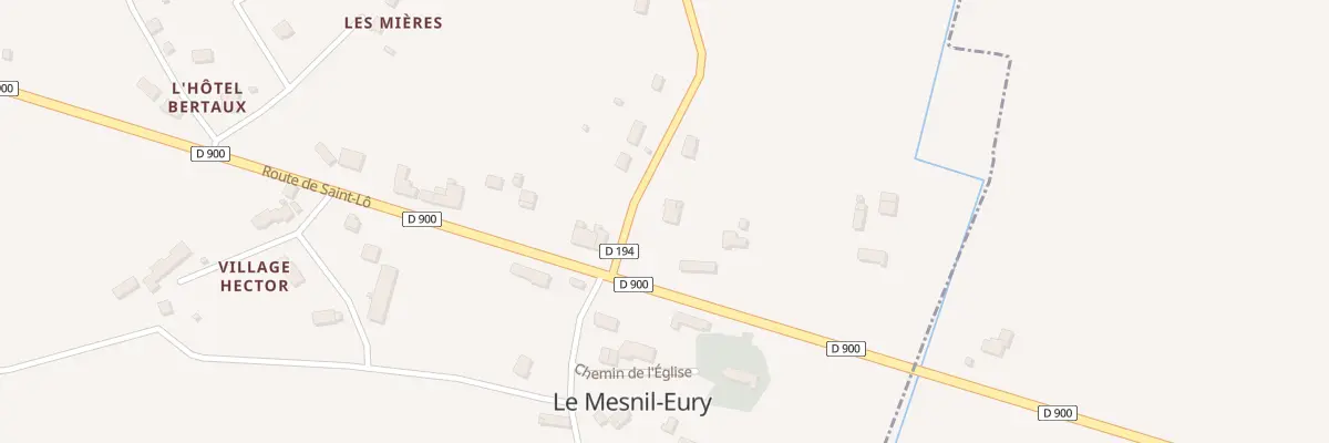 Plan du 5320 Le Bourg au Mesnil-Eury