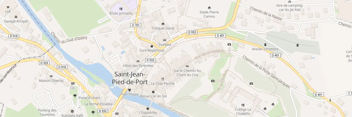 Plan du 27 Rue de la Citadelle à Saint-Jean-Pied-de-Port