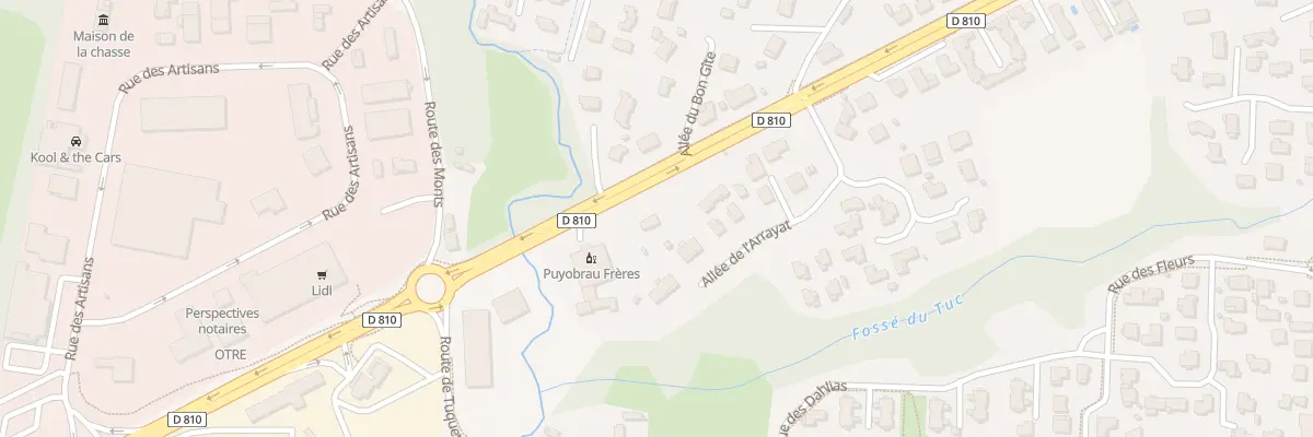 Plan du 33 Rte de Bayonne à Saint-Geours-de-Maremne