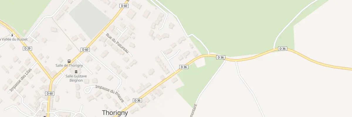 Plan du 2 Imp des Meuniers à Thorigny