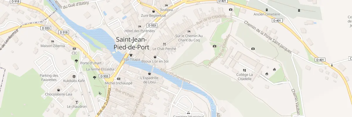 Plan du 16 Rue de la Citadelle à Saint-Jean-Pied-de-Port