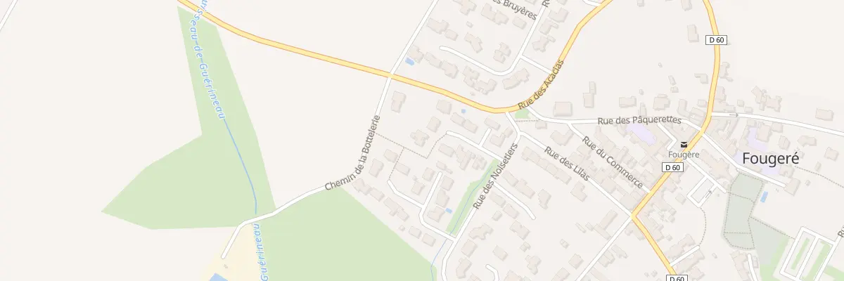 Plan du 9 Rue des genêts à Fougeré