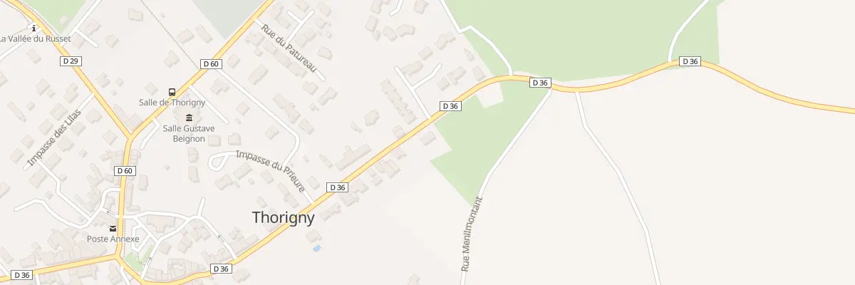 Plan du 44 Rue du pont du frêne à Thorigny
