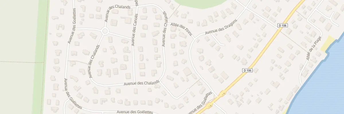 Plan du 18 Av des Chalands à Lège-Cap-Ferret