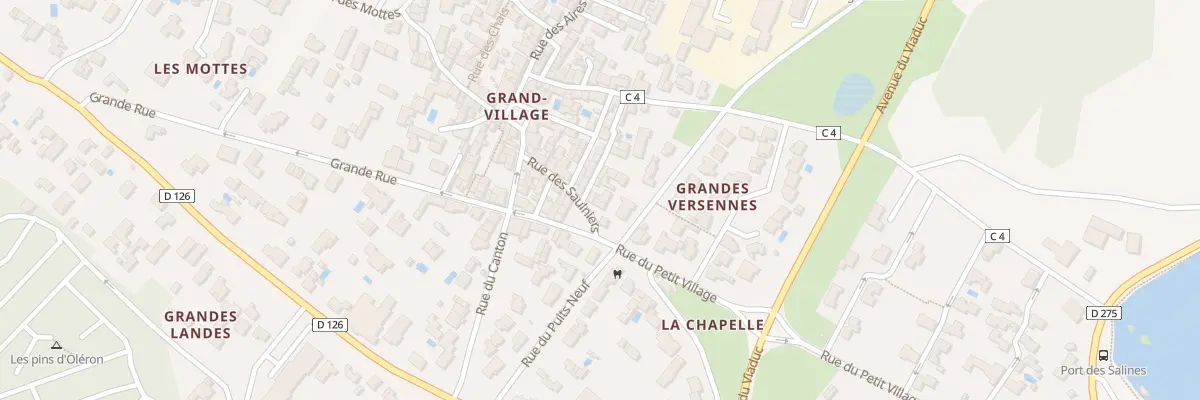 Plan du 8 Rue des Saulniers au Grand-Village-Plage