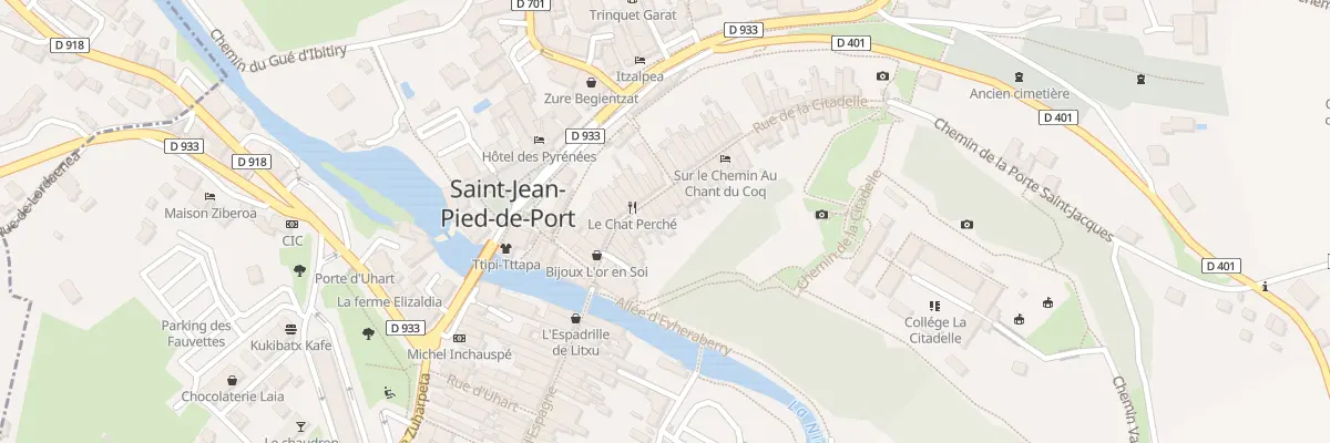 Plan du 18 Rue de la Citadelle à Saint-Jean-Pied-de-Port