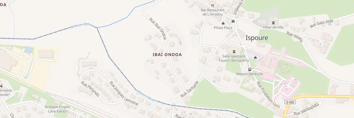 Plan du 309 Rue Ibai Ondoa à Ispoure