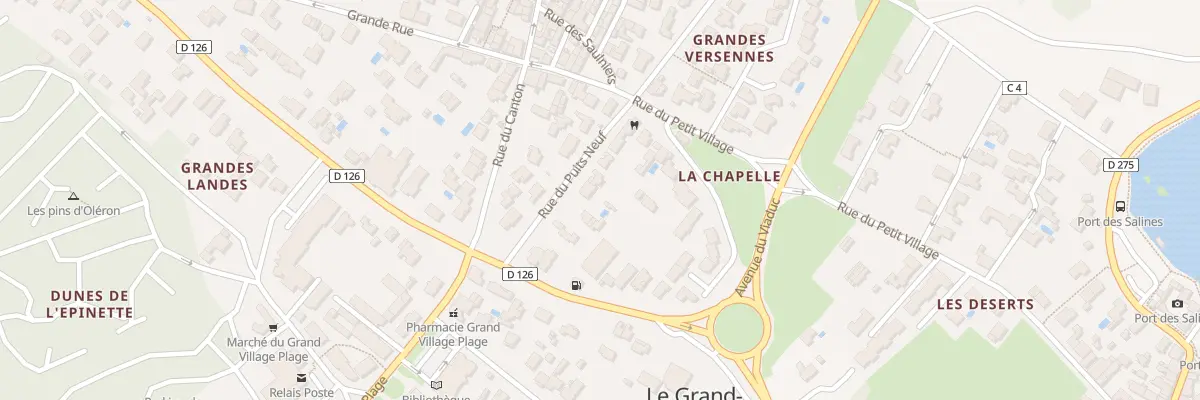 Plan du 6 Rue du Puits Neuf au Grand-Village-Plage