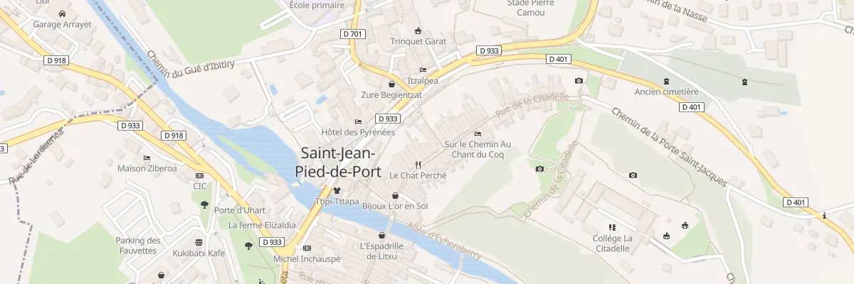 Plan du 19B Rue de la Citadelle à Saint-Jean-Pied-de-Port
