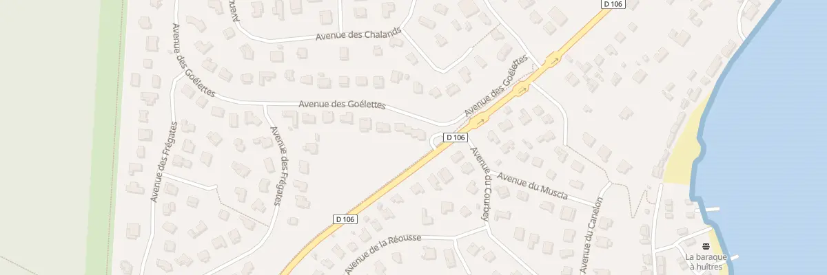 Plan du 4 Av des Goelettes à Lège-Cap-Ferret