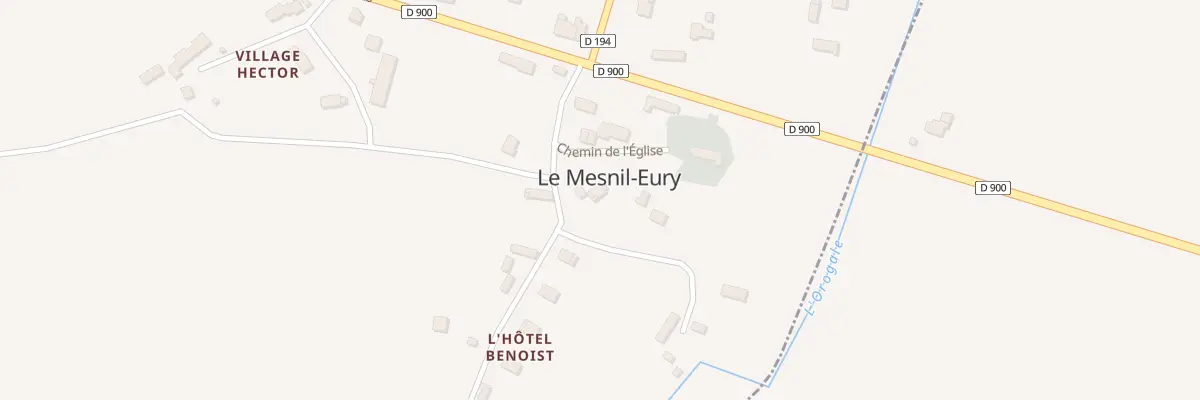 Plan du 3 Rue de l’Hôtel Benoist au Mesnil-Eury