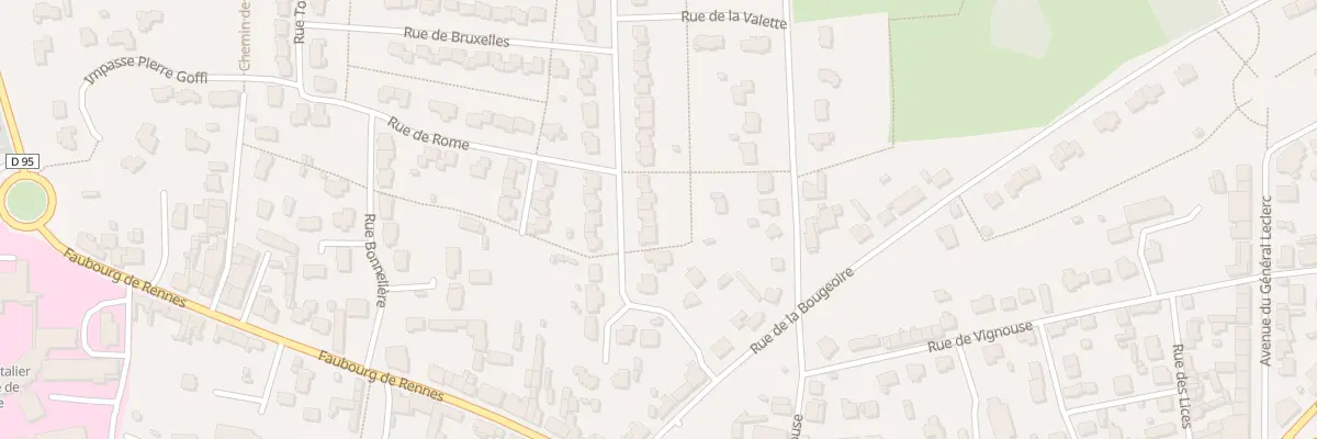 Plan du 30 Rue de Strasbourg à La Guerche-de-Bretagne