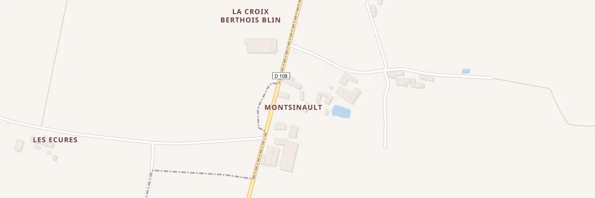 Plan du 5 Montsinault à Domalain