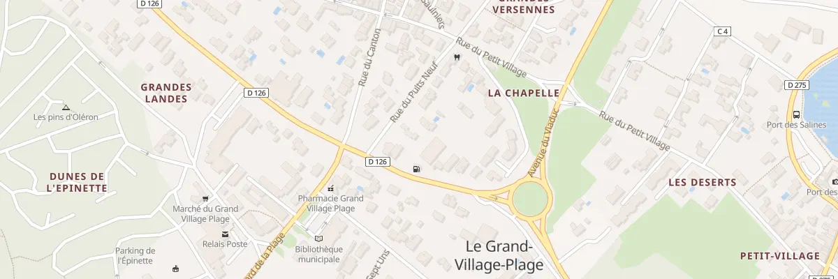 Plan du 2 Rue du Puits Neuf au Grand-Village-Plage