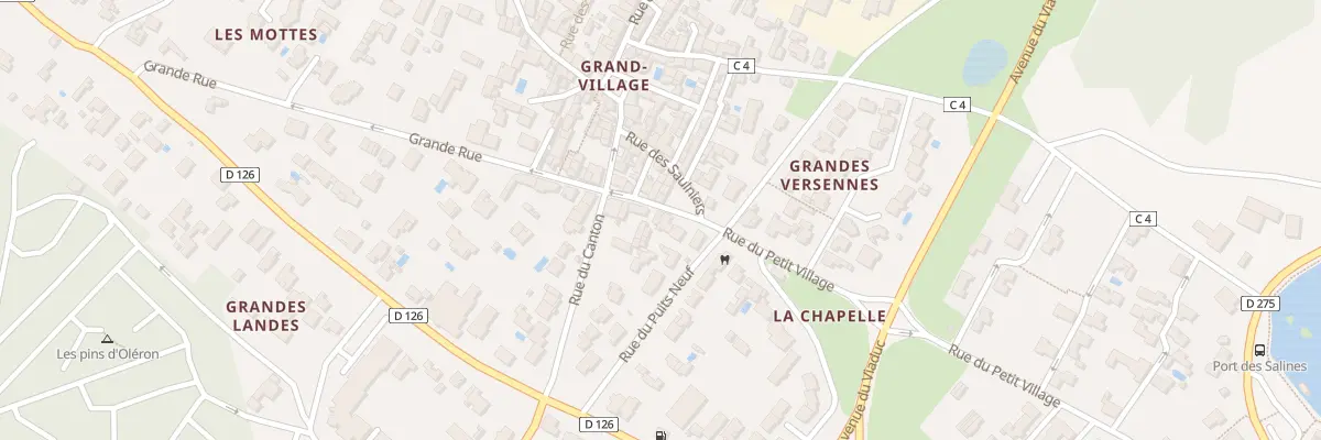Plan du 5 Vc Grande Rue au Grand-Village-Plage