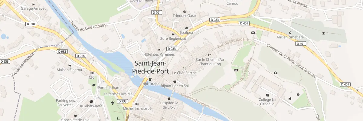Plan du 13 Rue de la Citadelle à Saint-Jean-Pied-de-Port