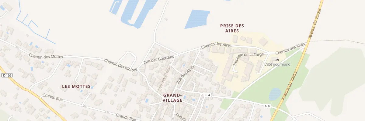 Plan du 4 Rue des Chais au Grand-Village-Plage