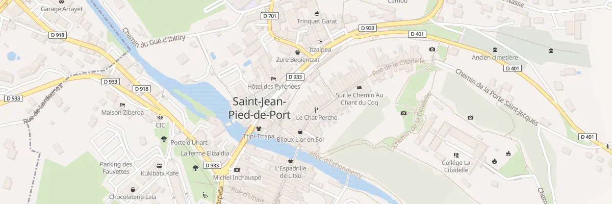 Plan du 9 Rue de la Citadelle à Saint-Jean-Pied-de-Port