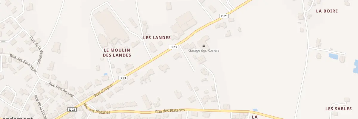 Plan du 54 Rue d’Anjou (Landemont) à Orée d’Anjou
