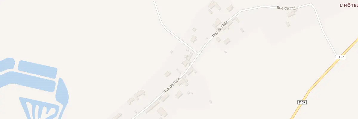 Plan du 447 Rue de l’Isle à Tribehou