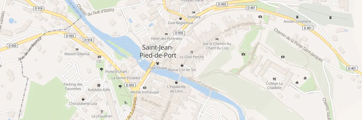 Plan du 3 Rue de la Citadelle à Saint-Jean-Pied-de-Port
