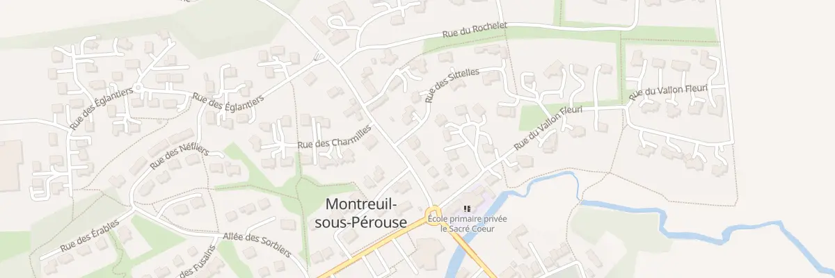 Plan du 10 Rue Abbé Pierre Leroy à Montreuil-sous-Pérouse