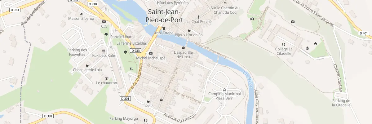 Plan du 13 Rue d’Espagne à Saint-Jean-Pied-de-Port