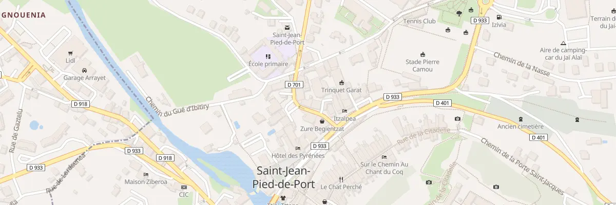 Plan du 4B Av Renaud à Saint-Jean-Pied-de-Port