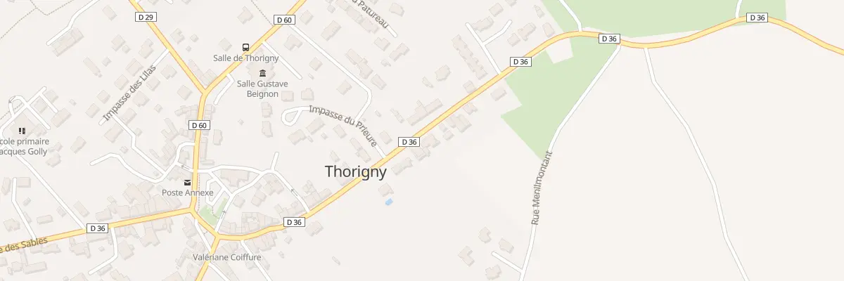 Plan du 30 Rue du pont du frêne à Thorigny