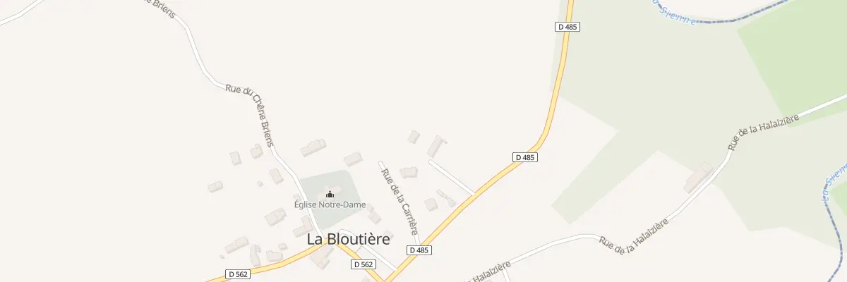 Plan du 3 Rue de la Carrière à La Bloutière
