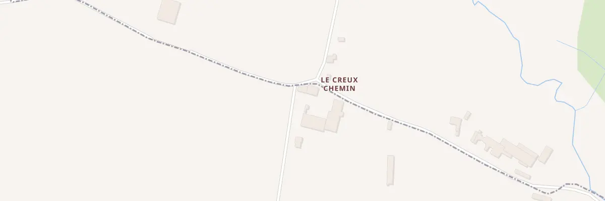Plan du 5001 Le Chemin Creux à Drouges