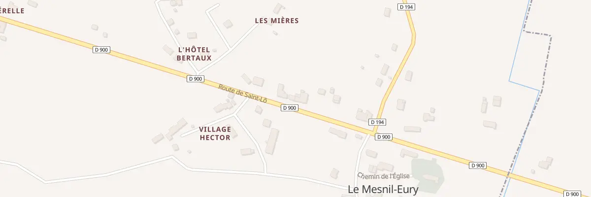 Plan du 17 Rte de Saint Lô au Mesnil-Eury