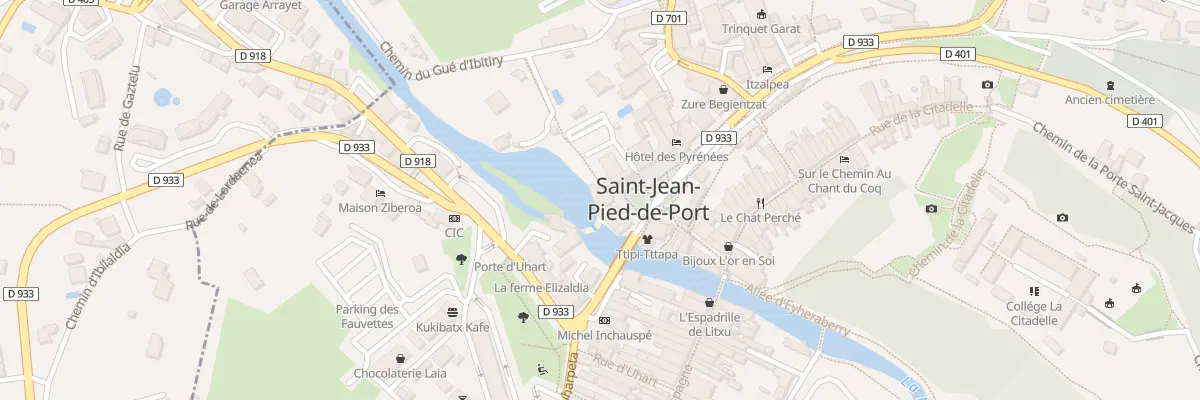 Plan du 5 Pl Charles de Gaulle à Saint-Jean-Pied-de-Port