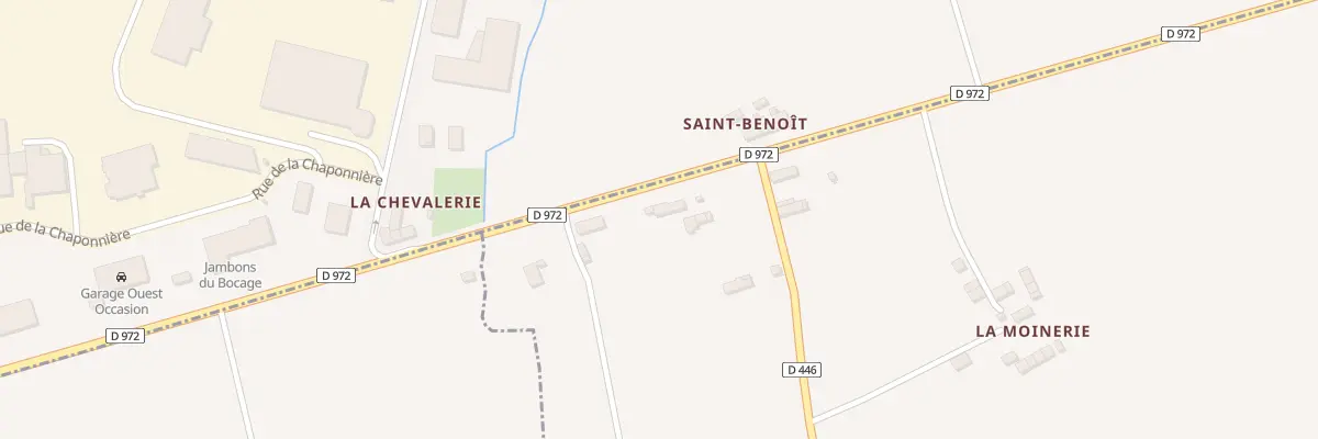 Plan du 3 Saint Benoist à Quibou