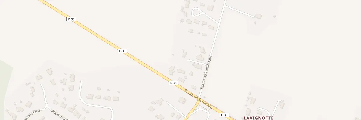 Plan du 95 Rte de Tambourin à Josse