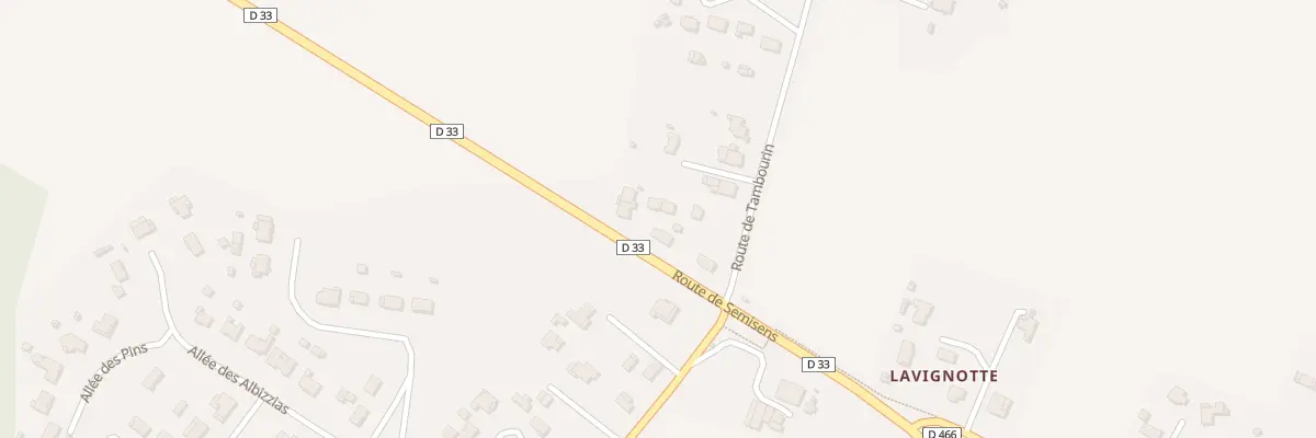 Plan du 1752A Rte de Semisens à Josse