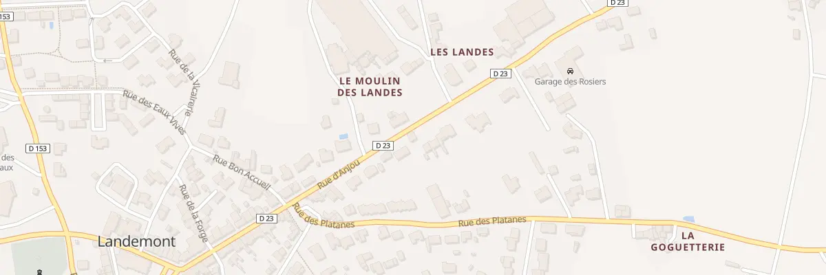 Plan du 44T Rue d’Anjou (Landemont) à Orée d’Anjou