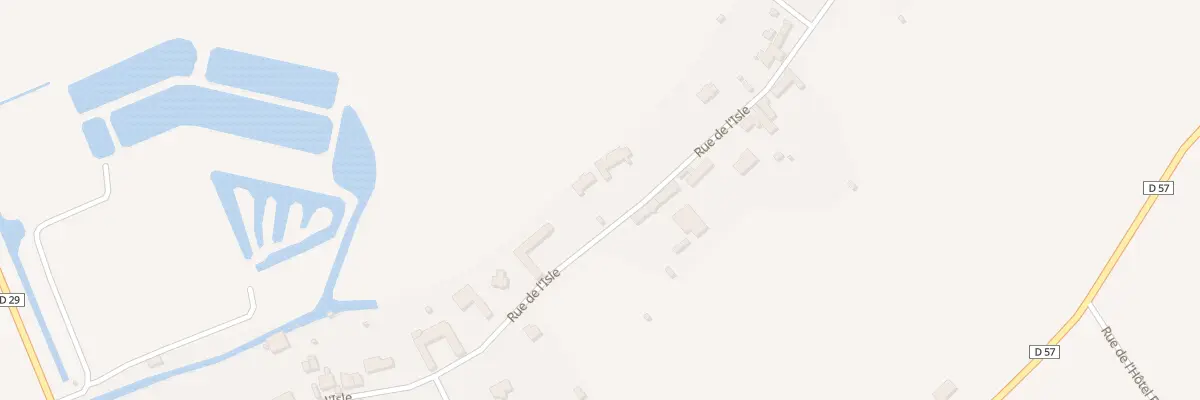 Plan du 439 Rue de l’Isle à Tribehou