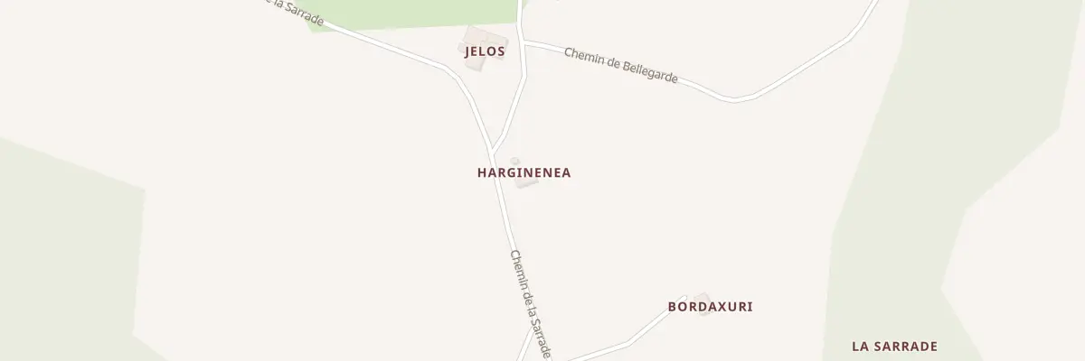 Plan du 2730 Che de la Sarrade à Bardos