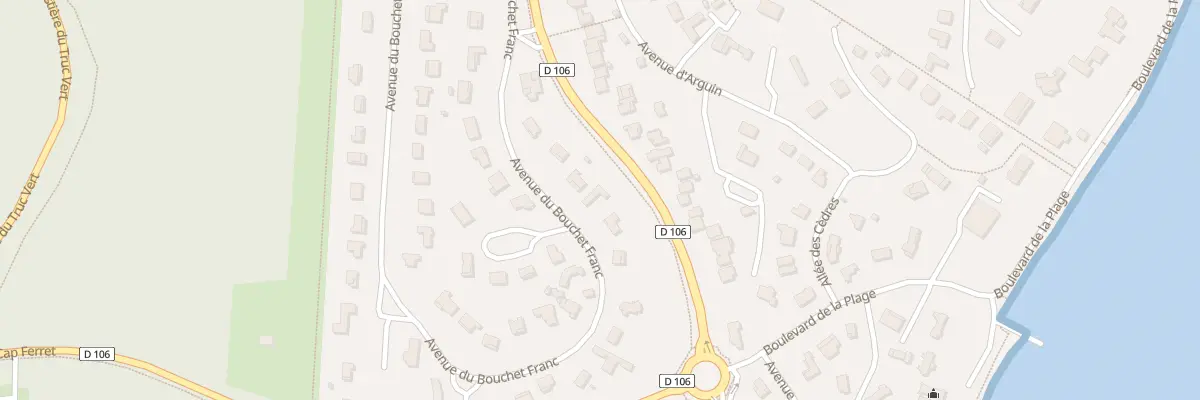 Plan du 67 Av du Bouchet Franc l’Herbe à Lège-Cap-Ferret