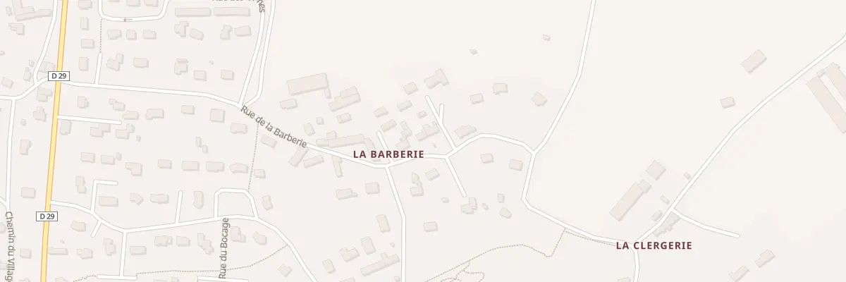 Plan du 43 Rue de la Barberie à Marigny-Le-Lozon