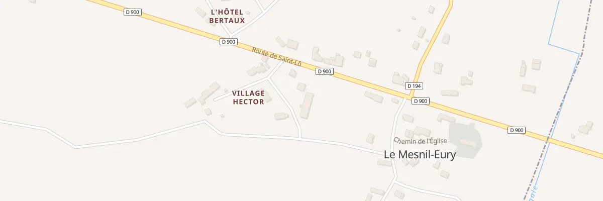 Plan du 5027 Hotel Bertaux au Mesnil-Eury