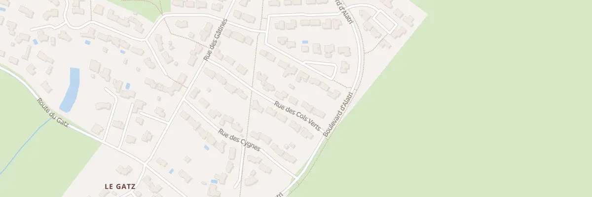Plan du 13 Rue des cols verts à Gétigné