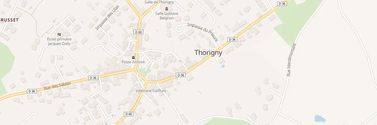 Plan du 23 Rue du pont du frêne à Thorigny