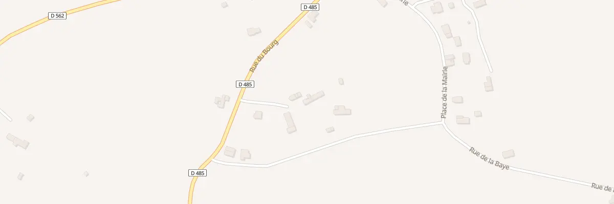 Plan du 1 Rue du Bourg à La Bloutière