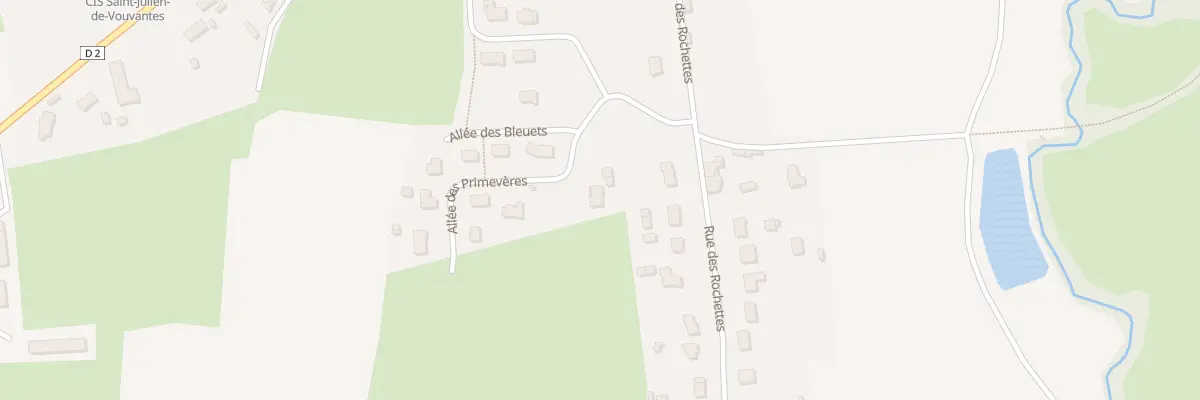 Plan du 1 All des Primevères à Saint-Julien-de-Vouvantes