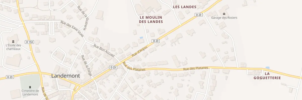 Plan du 40B Rue d’Anjou (Landemont) à Orée d’Anjou
