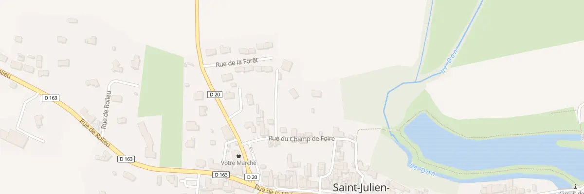 Plan du 3 Imp du Pont aux Prêtres à Saint-Julien-de-Vouvantes