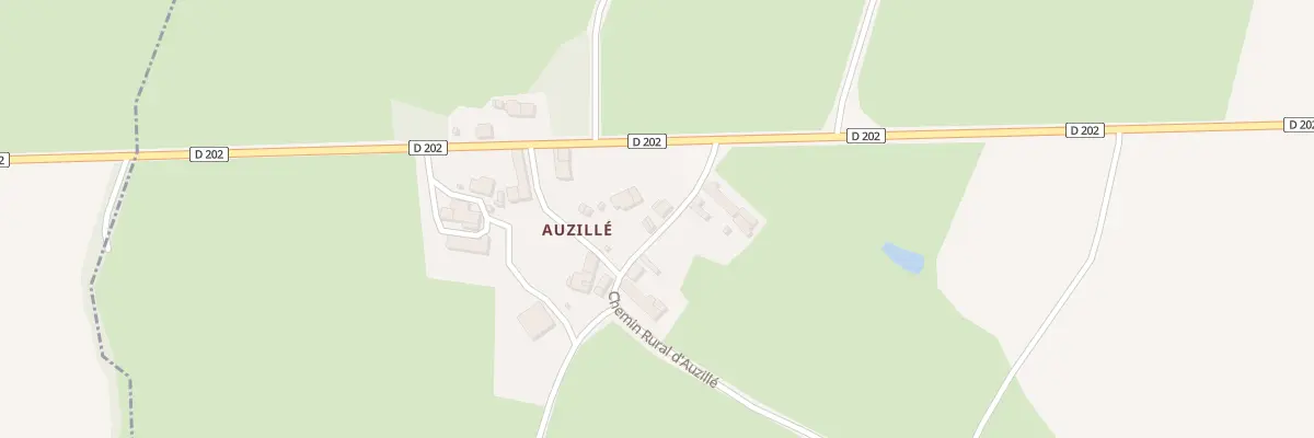 Plan du 4 Auzillé à La Chapelle-Glain